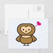 Obie Owl Briefkaart (Voorkant / Achterkant)