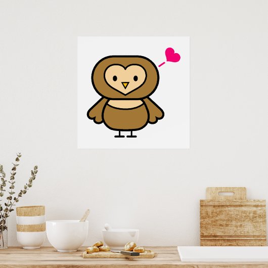 Obie Owl Poster (Keuken)