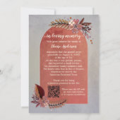 Obituary Photo Death Annountion Kaart (Achterkant)