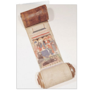 Obituary scroll, 1406