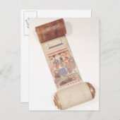 Obituary scroll, 1406 briefkaart (Voorkant / Achterkant)