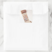 Obituary scroll, 1406 vierkante sticker (Tas)