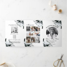 Obituary Viering Leven Foto Zwart Wit Lelie