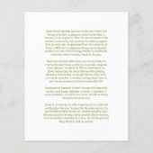 Obituire insteekkaart (Achterkant)