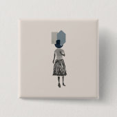 Object_14_Un femme_1 Vierkante Button 5,1 Cm (Voorkant)