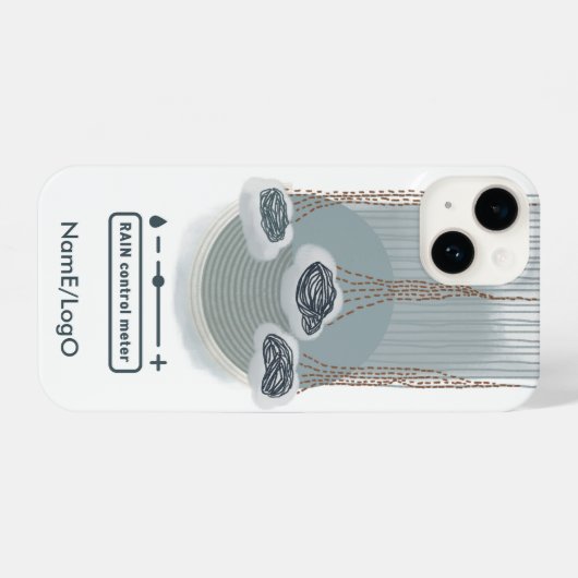 Object_2_rain control meter iPhone case iPhone Hoesje (Achterkant horizontaal)