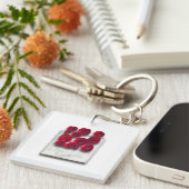 Object_4_Variaties op het Ruby acryl Sleutelhanger (Voorkant Rechts)