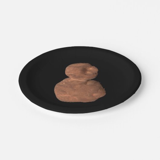 Object Arrokoth Kuiper Belt Papieren Bordje (Gekanteld)