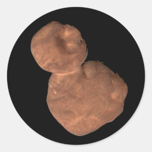 Object Arrokoth Kuiper Belt Ronde Sticker