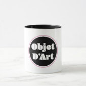 Object D'Art Logo: Scannable QR Code Mok (Midden)