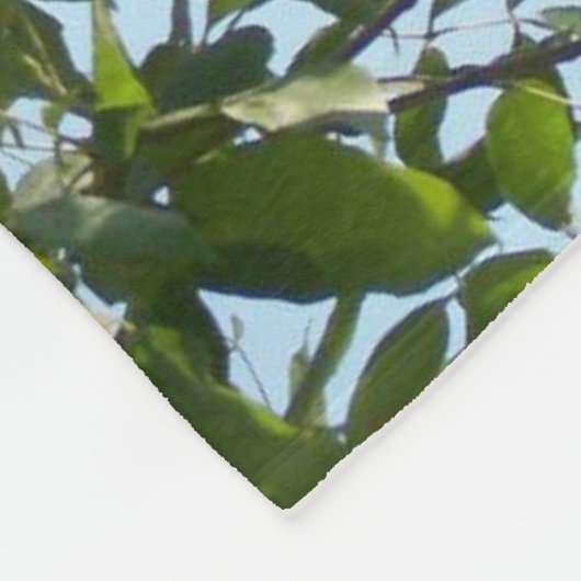 Object met schattige wilde dieren fleece deken (Hoek)