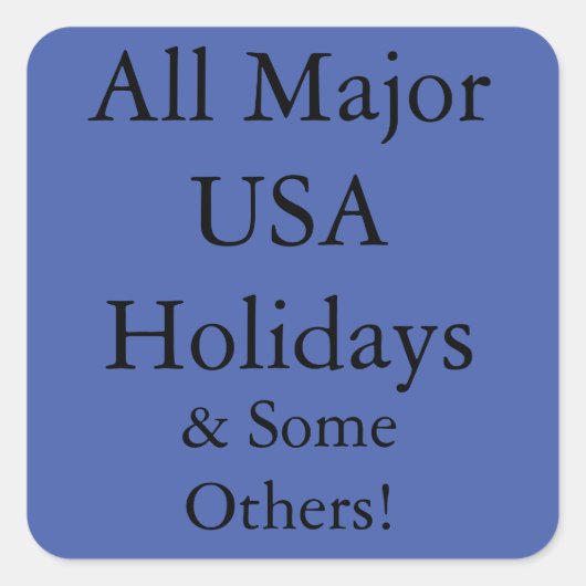 Object testen vierkante sticker (Voorkant)