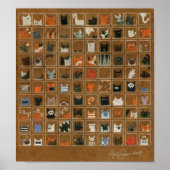 Objectbitty Katten Origineel Poster (Voorkant)