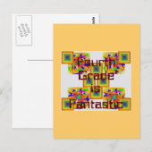 Objecten hebben een ontwerp van de vierde kwalitei briefkaart (Voorkant / Achterkant)