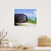 Objecten in spiegel poster (Keuken)