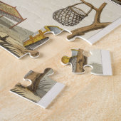 Objecten van Indianen (kleurengraving) Legpuzzel (Zijkant)