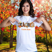 Objecten voor Herfst docent T-shirt