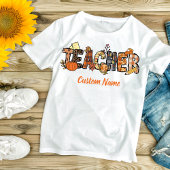 Objecten voor Herfst docent T-shirt