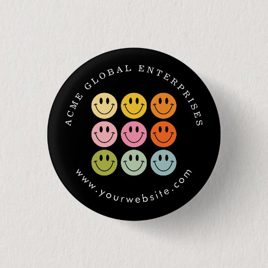 Objecten voor speciale acties Je Logo niet minimaa Ronde Button 3,2 Cm (Voorkant)