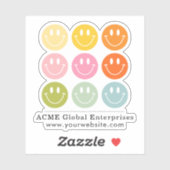 Objecten voor speciale acties Je Logo niet minimaa Sticker (Vel)