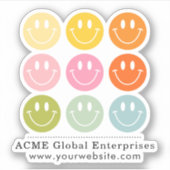 Objecten voor speciale acties Je Logo niet minimaa Sticker (Voorkant)