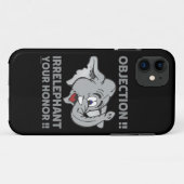 OBJECTIE! IRRELEPHANT UW HONOR! Case-Mate iPhone CASE (Achterkant (horizontaal))
