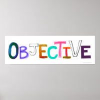Objectief woord kunst rationeel, eerlijk en onbevo