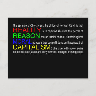 Objectivisme Briefkaart