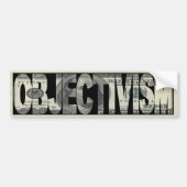 Objectivisme Bumpersticker (Voorkant)