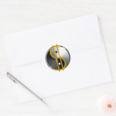 Objectivist Yin/Yang stickers (Envelop)
