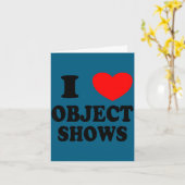 Objectshows _ grappige liefde objectshows kinderen kaart (Gele Bloem)
