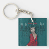 objet_19_une femme_2 acryl sleutelhanger (Voorkant)