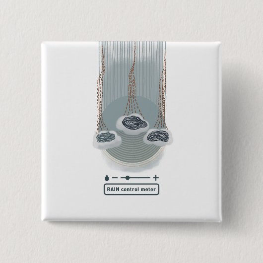 objet_2_rain control meter vierkante button 5,1 cm (Voorkant)
