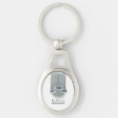 objet_2_rain controle meter metaal sleutelhanger (Voorkant)