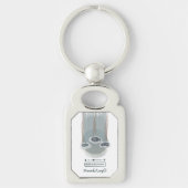 objet_2_rain controle meter metaal sleutelhanger (Voorkant)