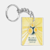 objet_3_sun controlemeter acryl sleutelhanger (Voorkant Links)