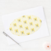 OBjet_3_sun-regelmeter Ovale Sticker (Envelop)