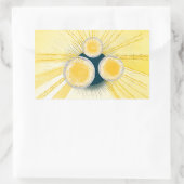 OBjet_3_sun-regelmeter Rechthoekige Sticker (Tas)
