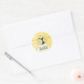 OBjet_3_sun-regelmeter Ronde Sticker (Envelop)