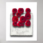 objet_4_variaties op de ruby matte poster (Voorkant)