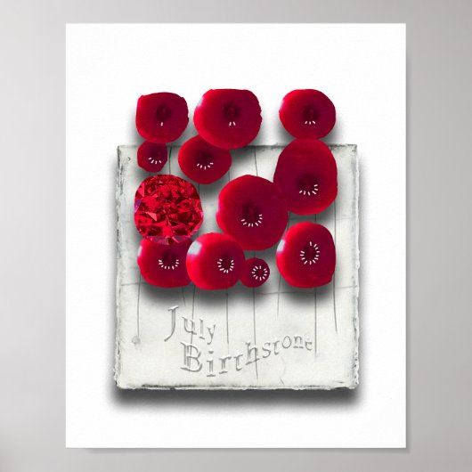 objet_4_variaties op de ruby matte poster (Voorkant)