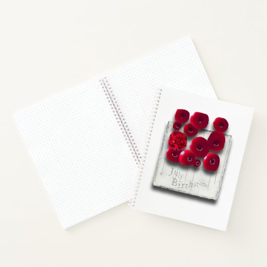 objet_4_variaties op het ruby spiraal notebook notitieboek (Binnen)