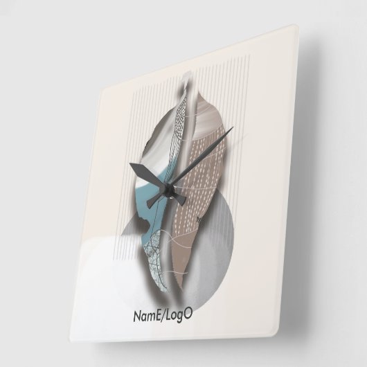 objet_8_herfstbladeren_1 vierkante klok (Hoek)