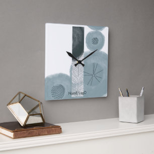 objet_9_herfstbladeren_2 vierkante klok