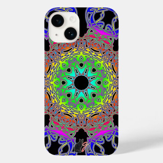 Objet d'art Spectra Glyph Case-Mate iPhone Case (Achterkant)