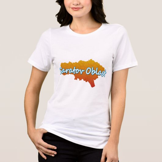Oblast Saratov Tri-Blend Shirt (Voorkant)
