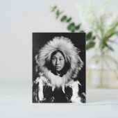 Obleka, een Eskimo-vrouw, 1907 Briefkaart (Staand voorkant)