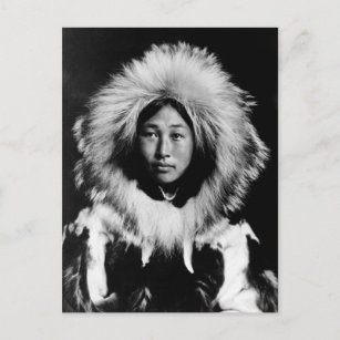 Obleka, een Eskimo-vrouw, 1907 Briefkaart