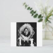 Obleka, een Eskimo-vrouw, 1907 Briefkaart (Staand voorkant)