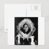 Obleka, een Eskimo-vrouw, 1907 Briefkaart (Voorkant / Achterkant)